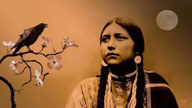 lakota-woman-and-raven-art