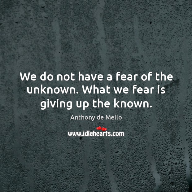 we-do-not-have-a-fear-of-the-unknown-what-we-fear-is-giving-up-the-known